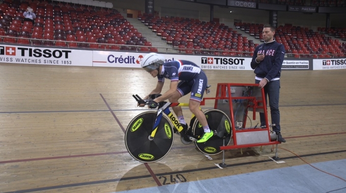 En piste avec Thomas Boudat
