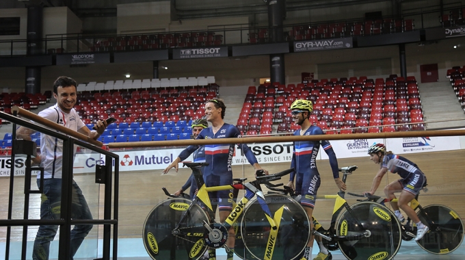 Sylvain Chavanel de retour sur la piste